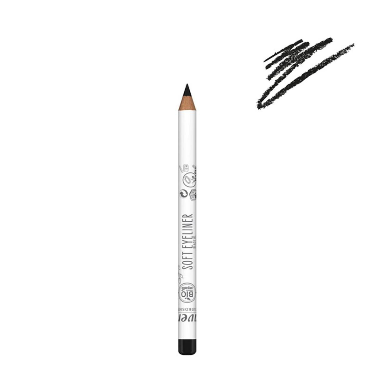 Eyeliner - 01 Svart, Lavera 1,14 g