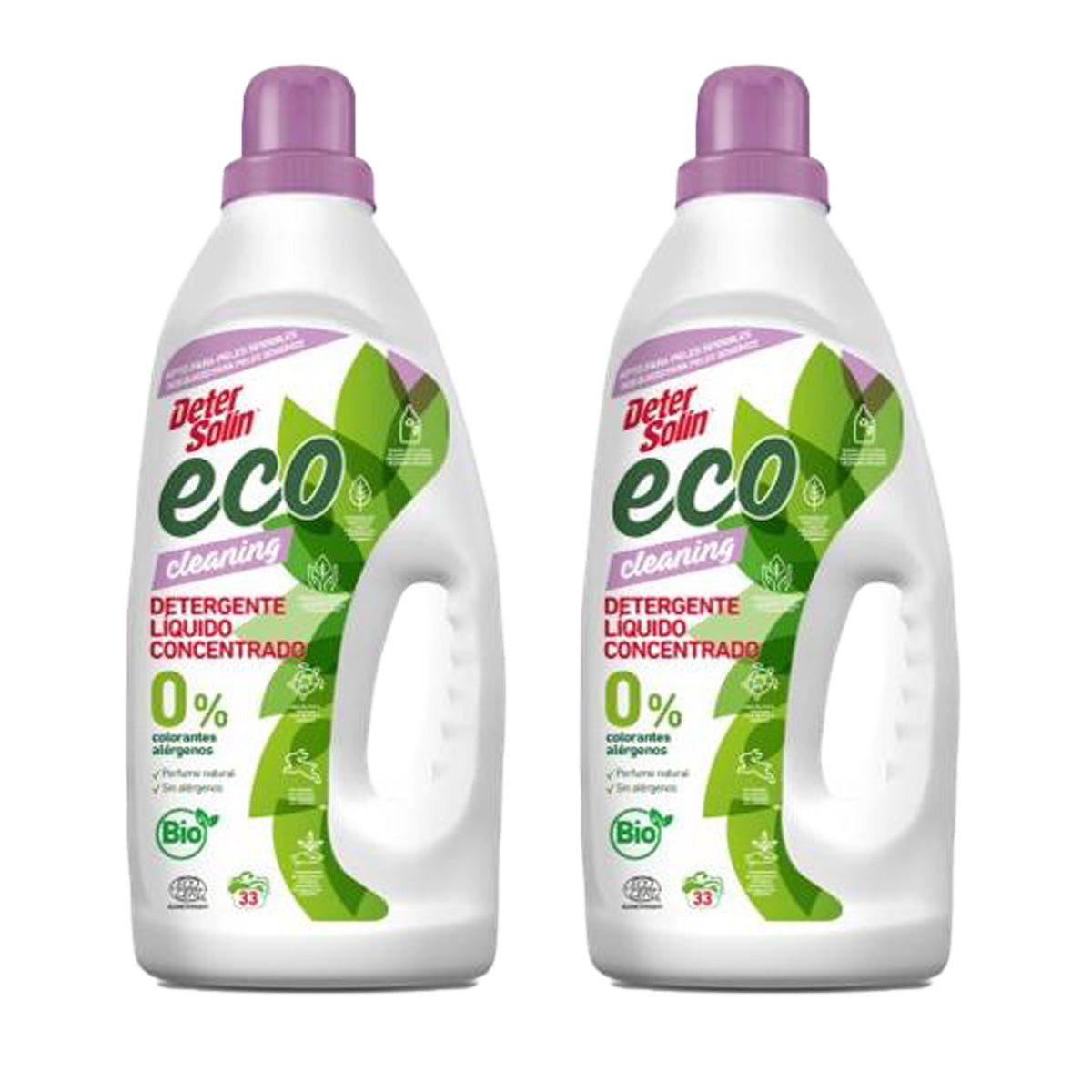Pakket 2x geconcentreerd vloeibaar wasmiddel Detersolin Mimidu ECO 33D