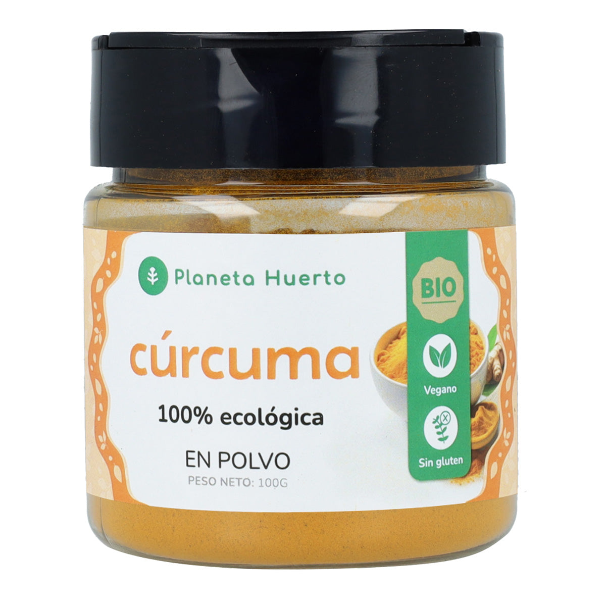 Gurkmeja i pulverform ECO Planeta huerto 100 g