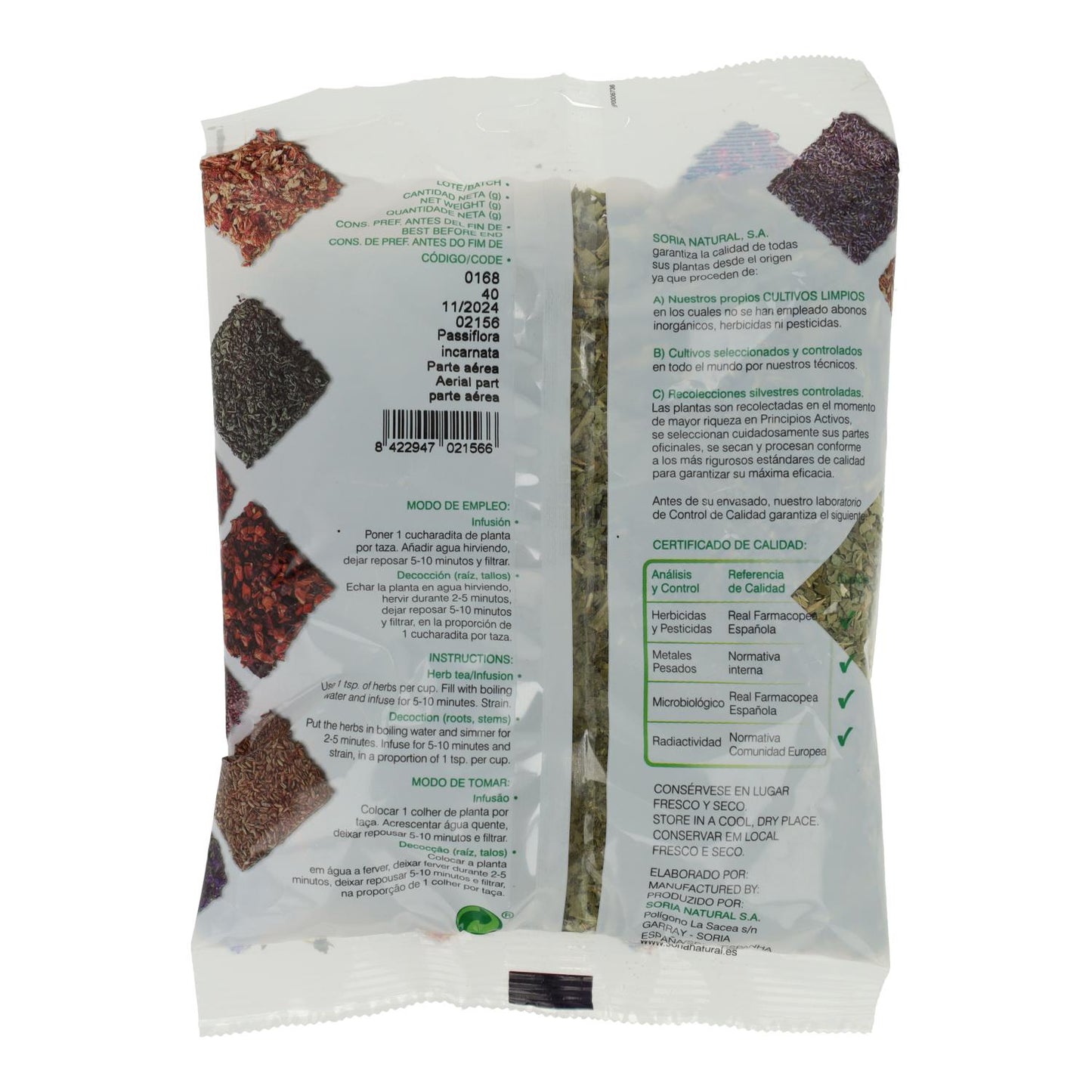 Soria Natural Passion Flower, 40 g