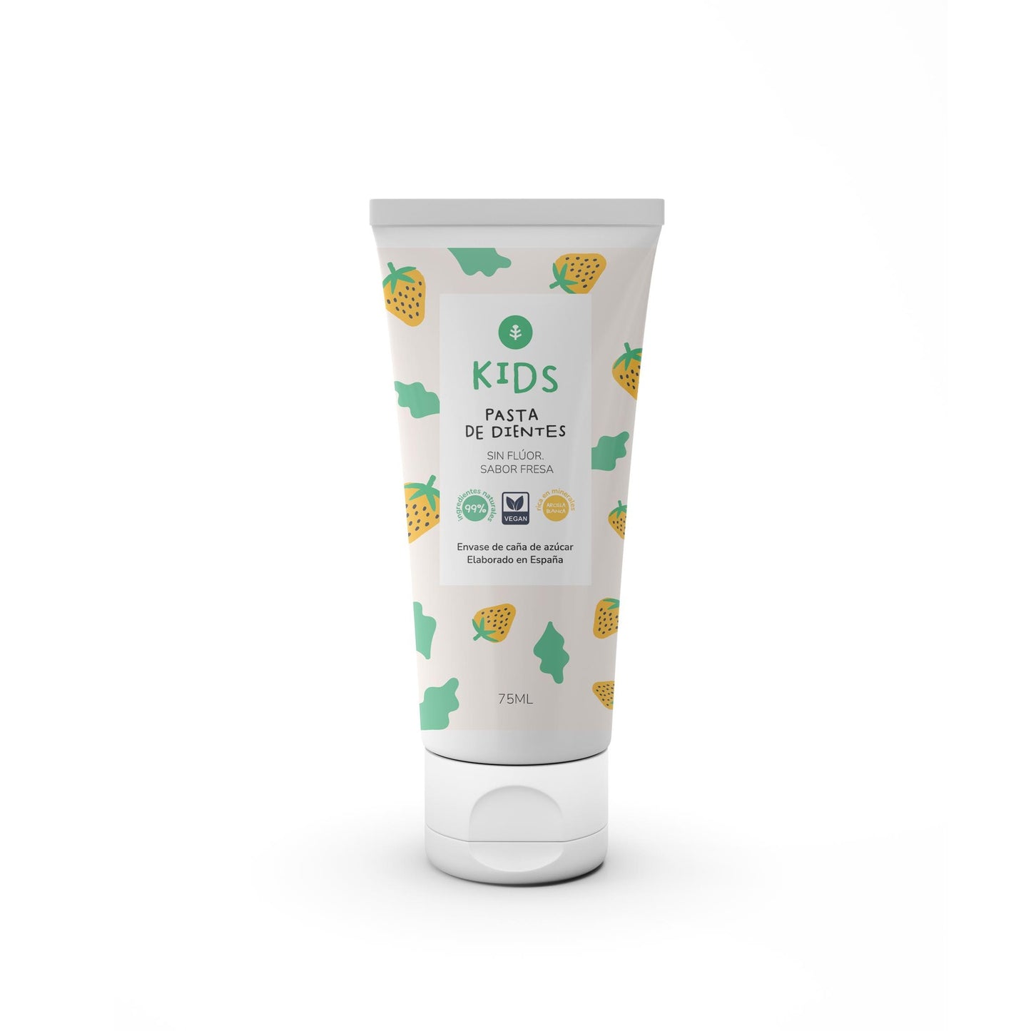 Fluoridevrije kindertandpasta Aardbei Planet Orchard 75 ml