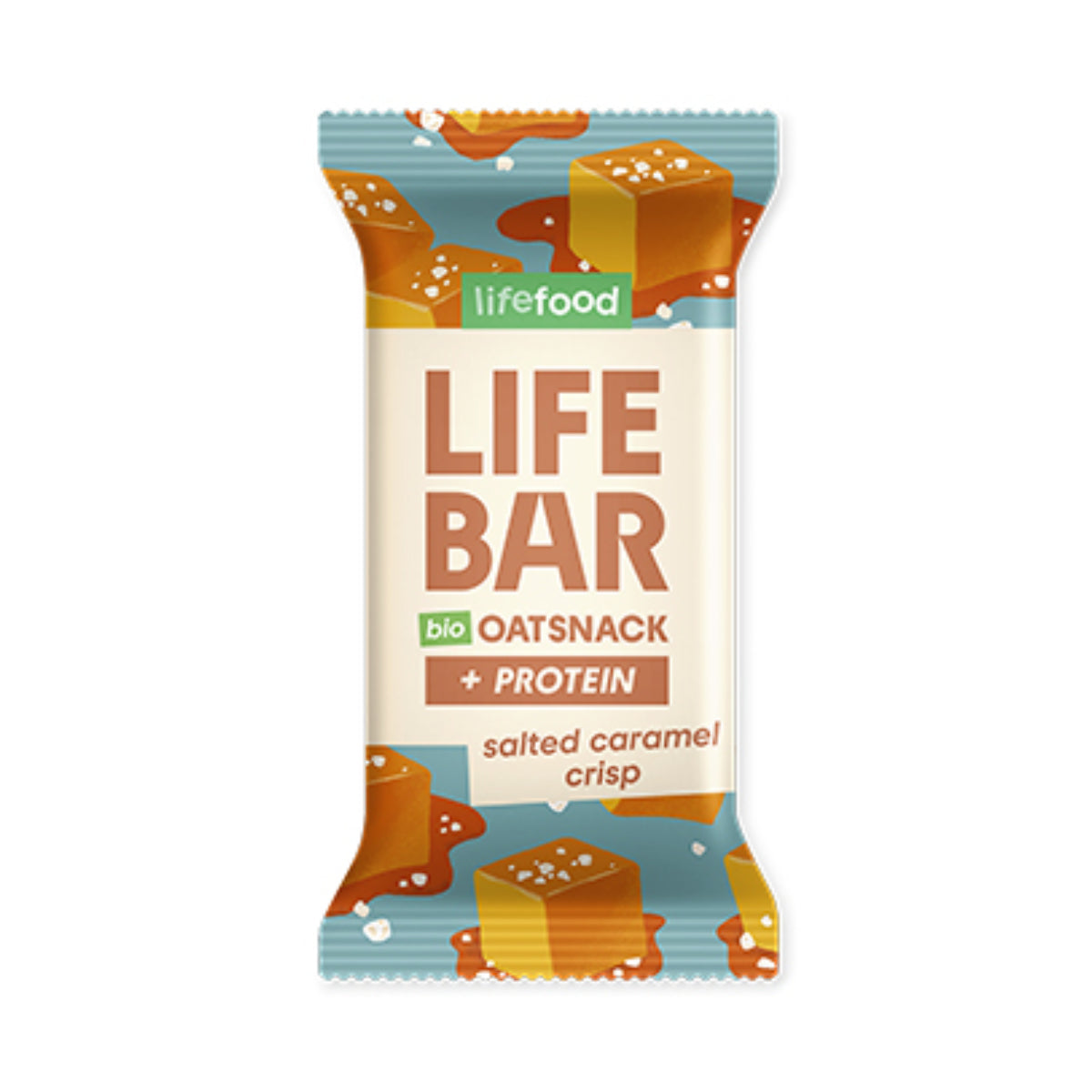 Batony proteinowe owsiane Salted Caramel Crisp Life Food 40 g Lifebar