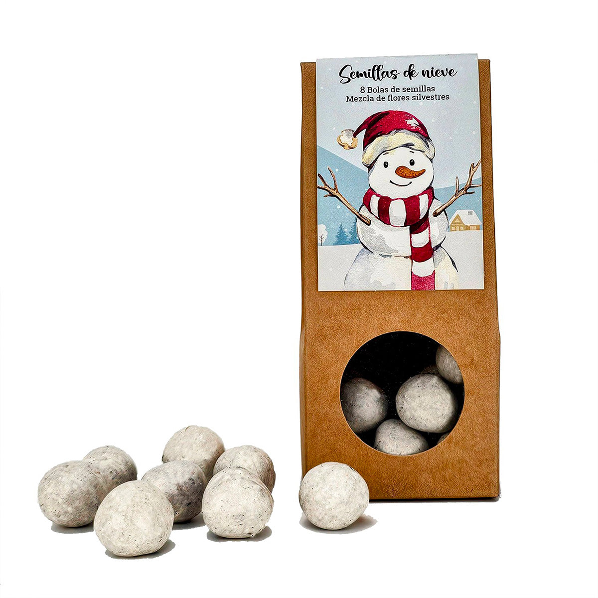 Boules de graines à planter Bonhomme de neige Cadeau idéal, Garden Pocket