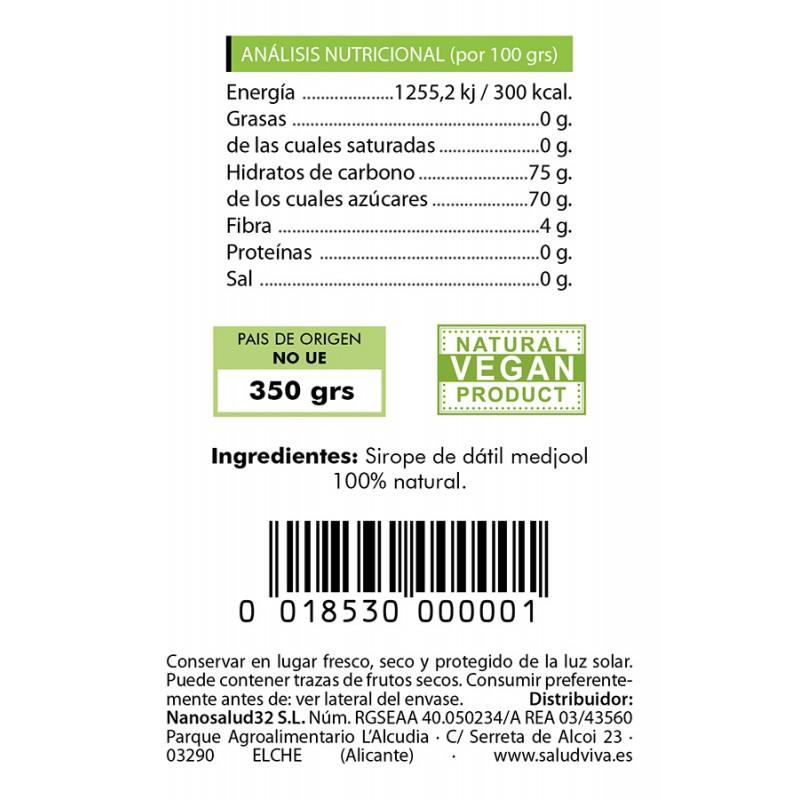 Medjol-dadelstroop Salud Viva 350 g