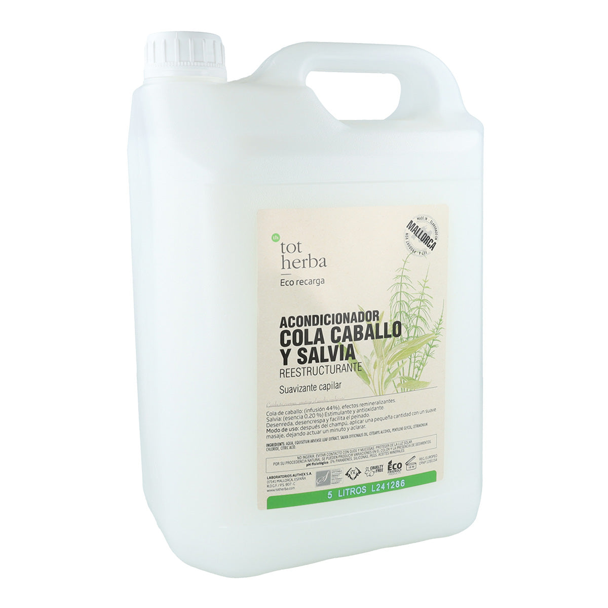Après-shampooing queue de cheval et sauge Tot Herba 5 L