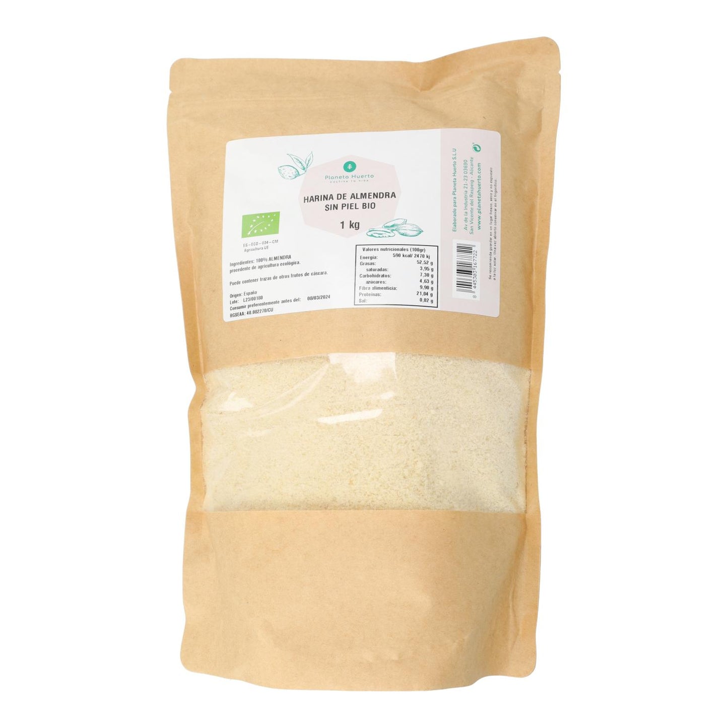 Mandelmjöl ECO Planeta Huerto 1 kg