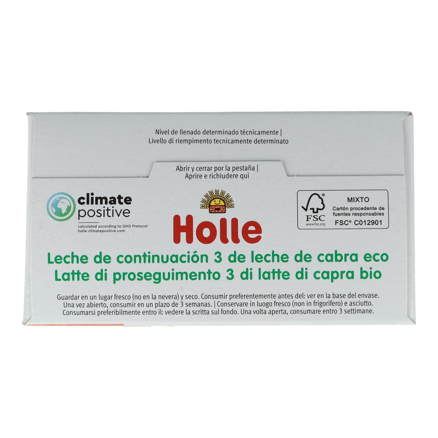 Latte di proseguimento 3 ECO di capra 10+ mesi biologico Holle 400 g