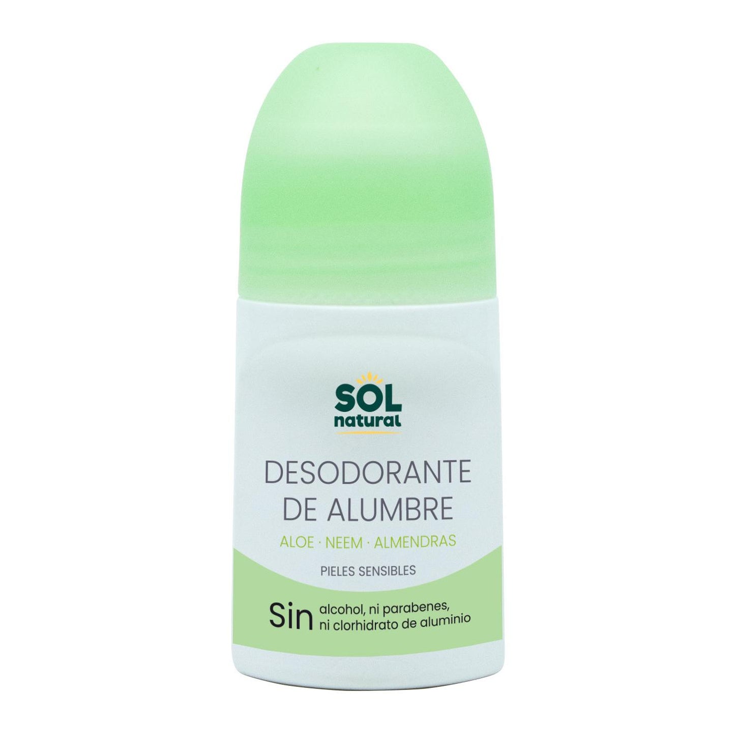 Déodorant liquide à l'alun, à l'aloe vera et au neem Sol Natural 75 ml