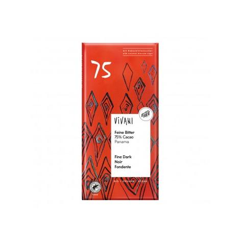 Vivani Organic Panama 75% Dark Chocolate with Coconut Sugar 80 g