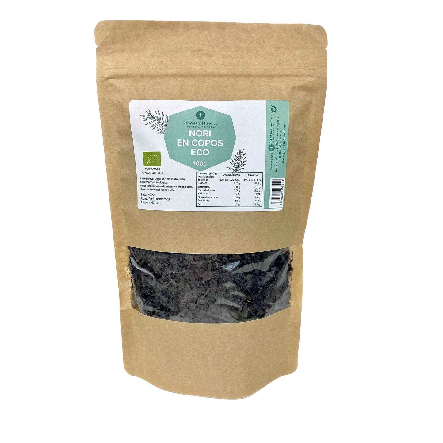 Nori-Algenflocken ECO Planeta Huerto 100 g