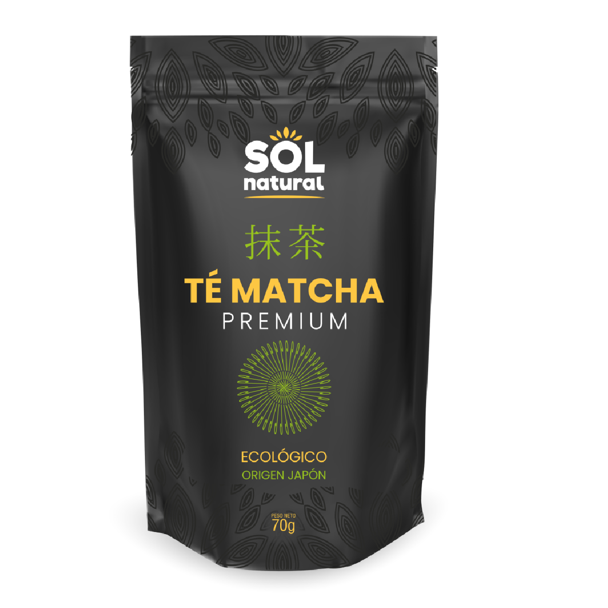 Poudre de matcha premium du Japon Sol Natural 70 g BIO