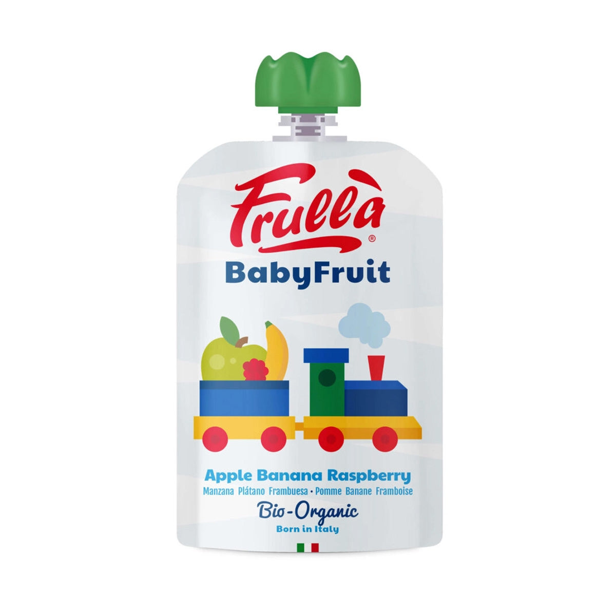Baby Frullà Apfel-, Bananen- und Himbeerpüree 100 g