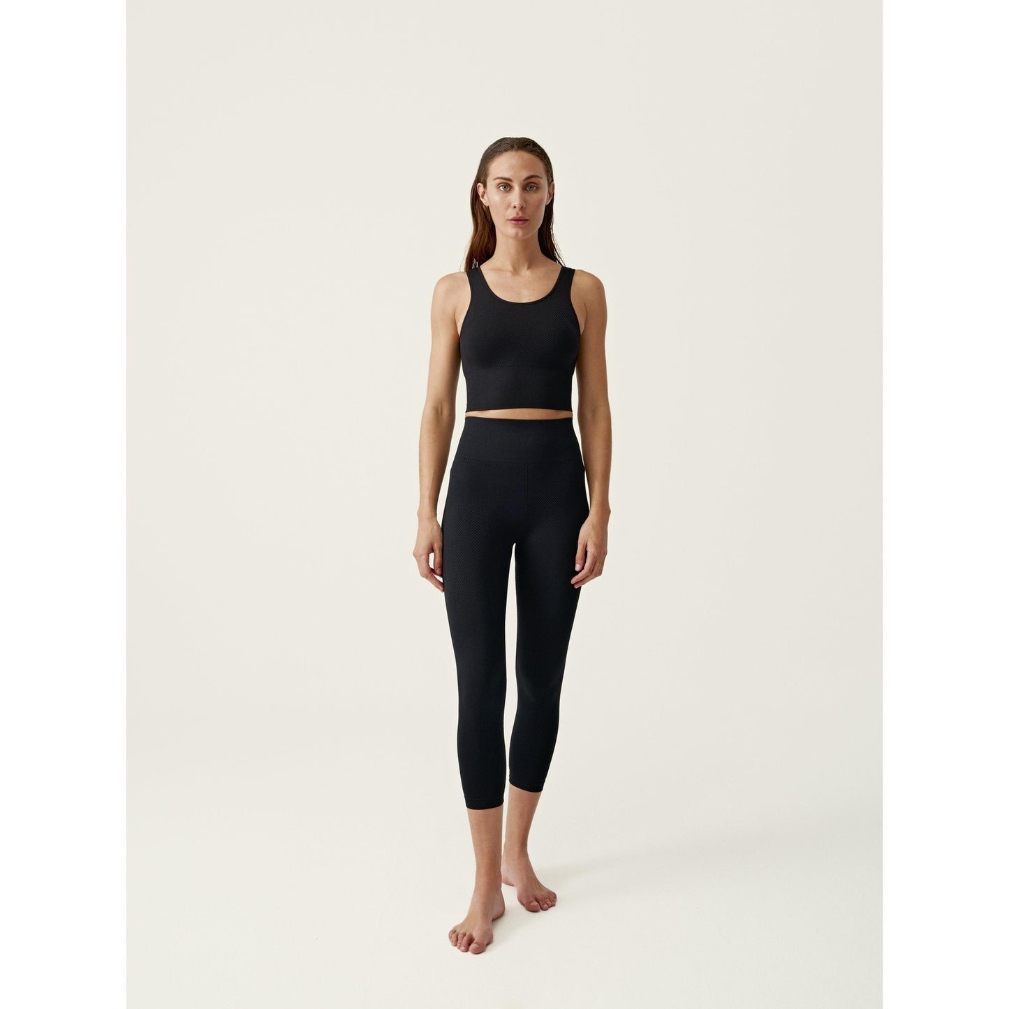 Chiara Black Born Living Yoga Top Size XS