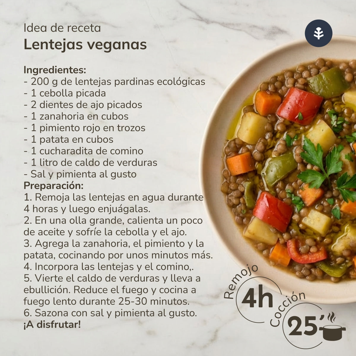 Pardina ECO Lentils Planeta Huerto