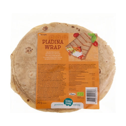 Galette piadina Terrasana à la farine d'épeautre et d'avoine 240 g