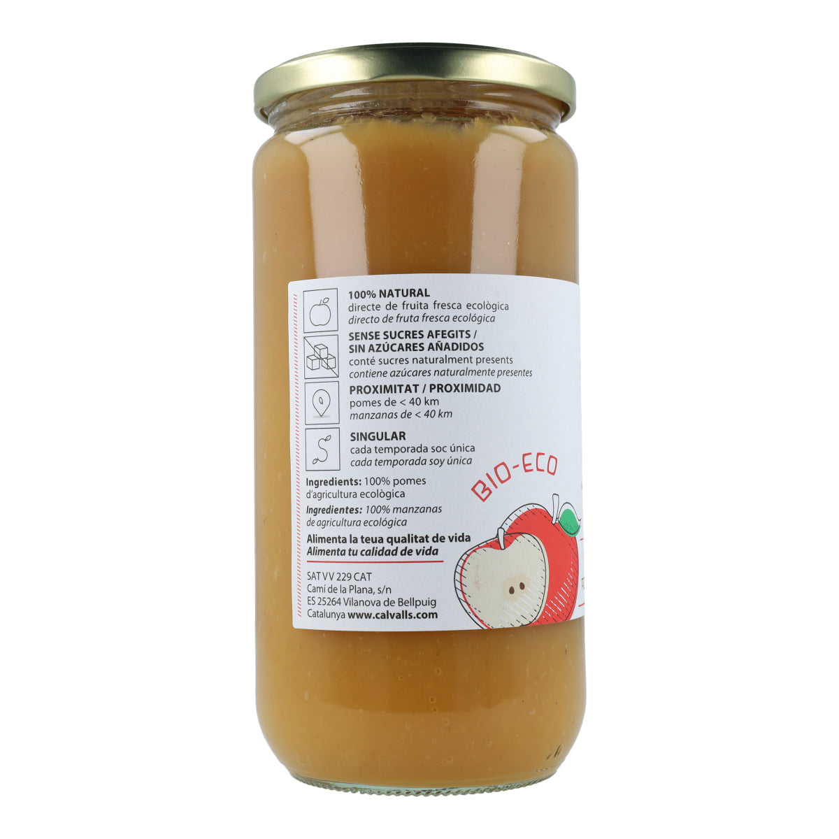 Apfelkompott Eco Cal Valls 700 g
