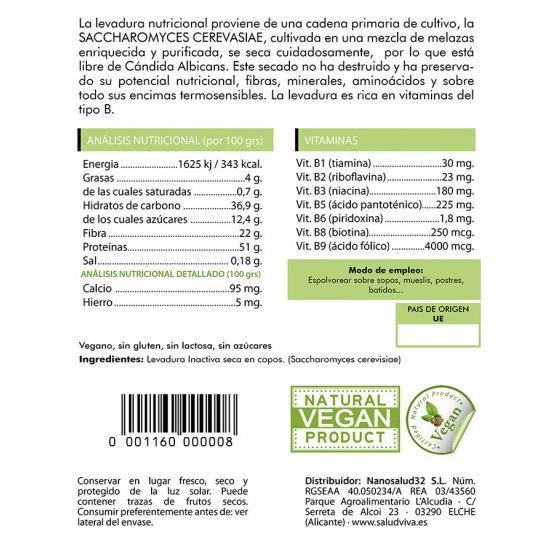 Näringsjäst Salud Viva 250 g