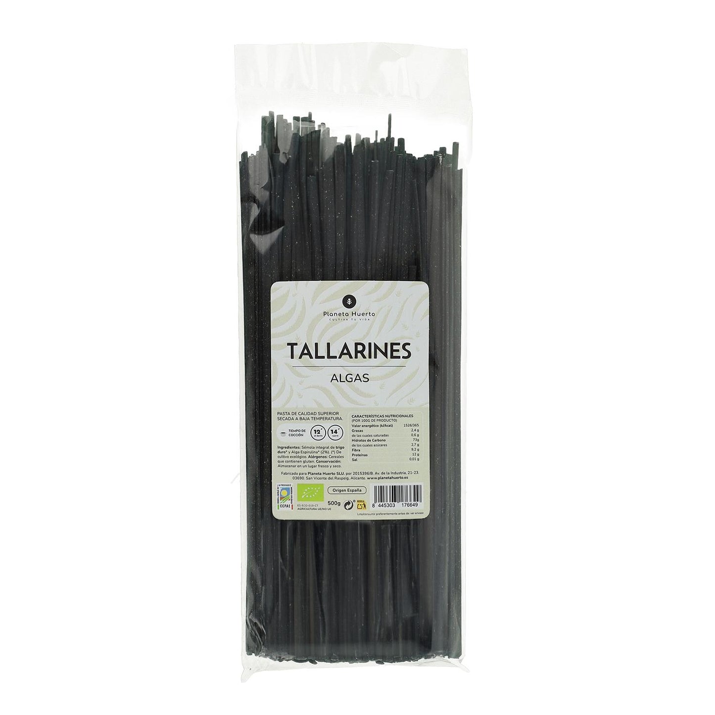 Tagliatelle z wodorostami ECO Planeta Huerto 500gr