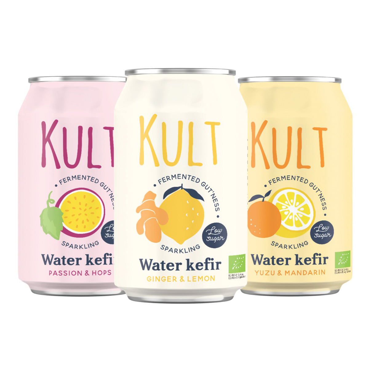 KULT Yuzu- und Mandarinen-Kefirwasser 330 ml