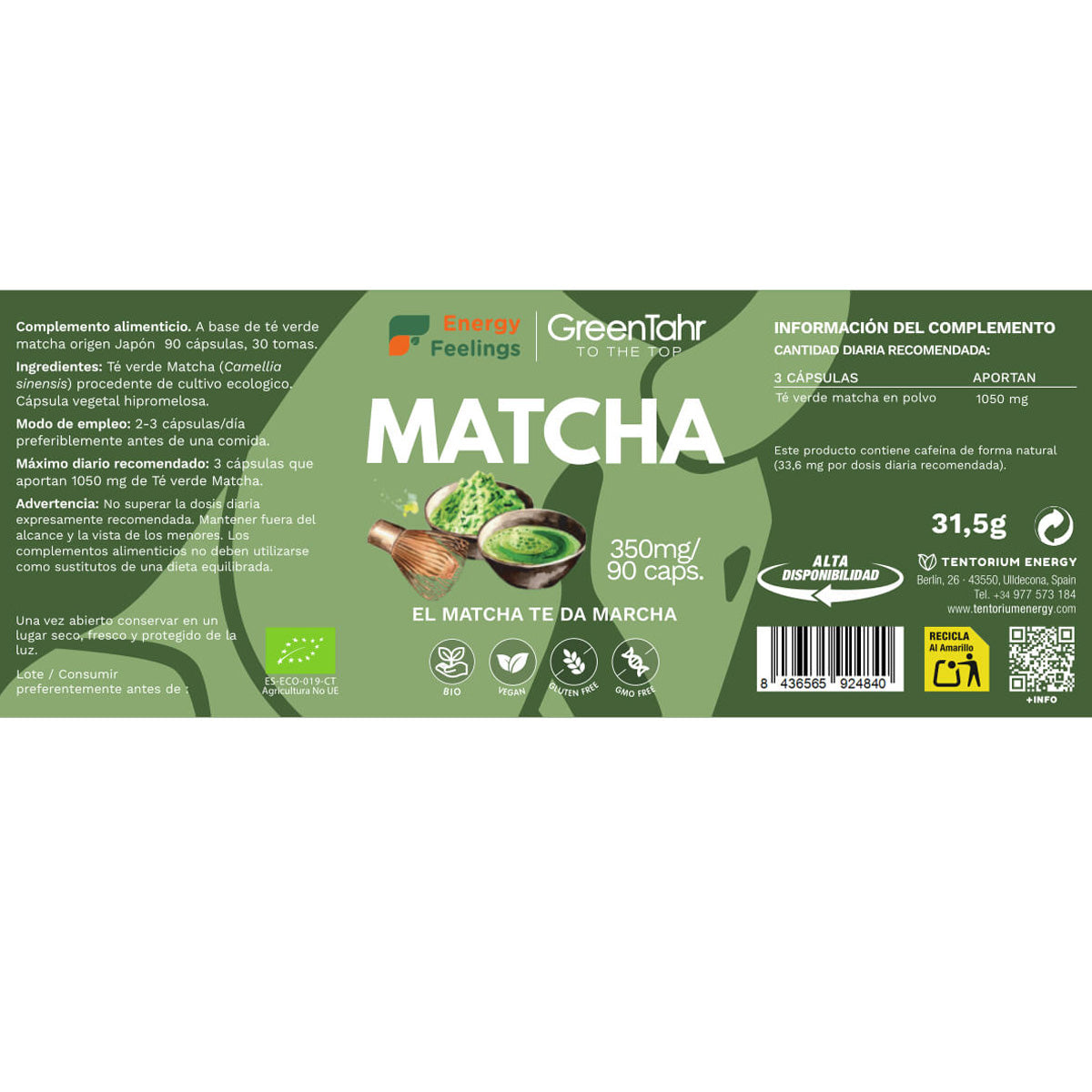 Matcha Te ECO Energy Feelings 90 capsule