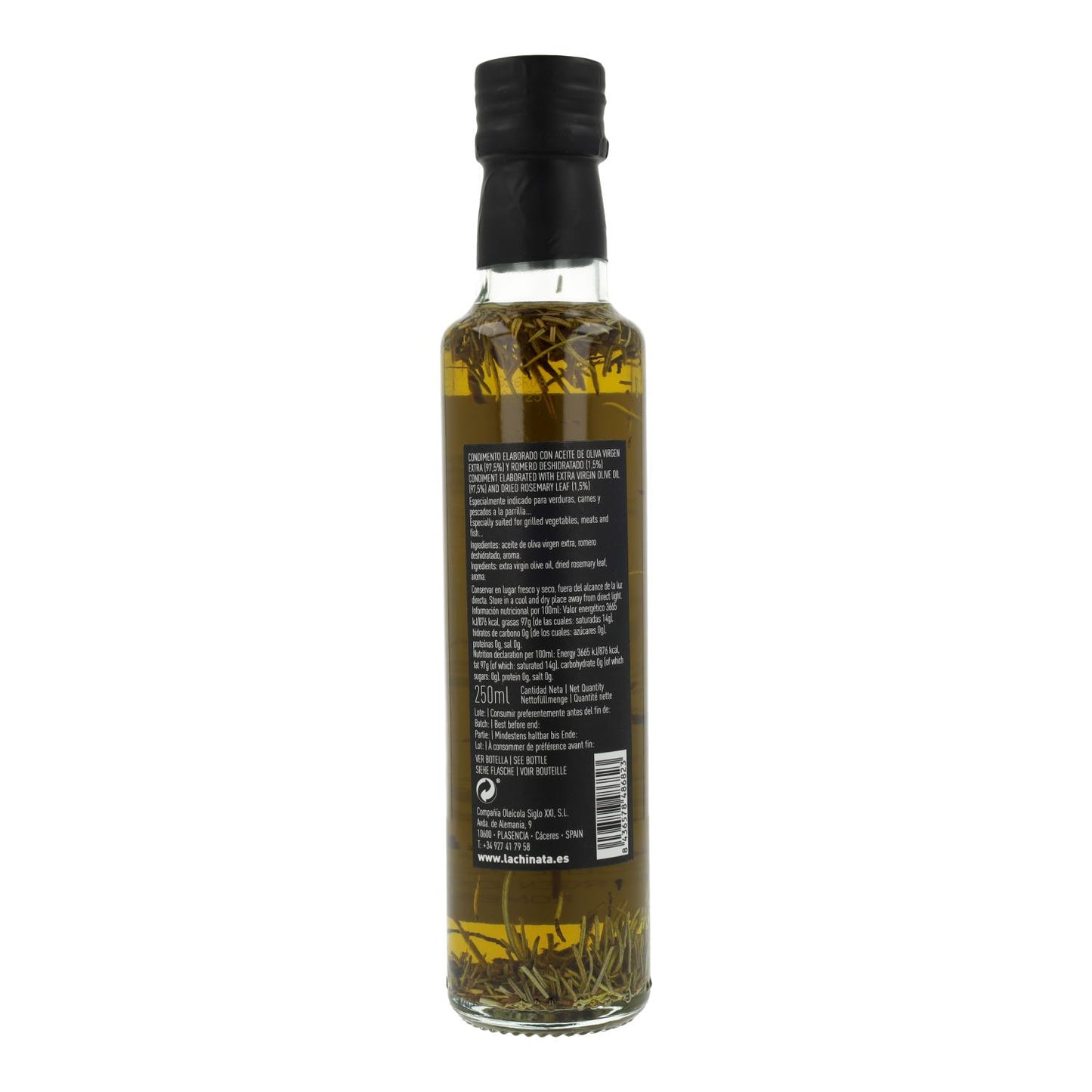 Huile infusée au romarin La Chinata 250 ml