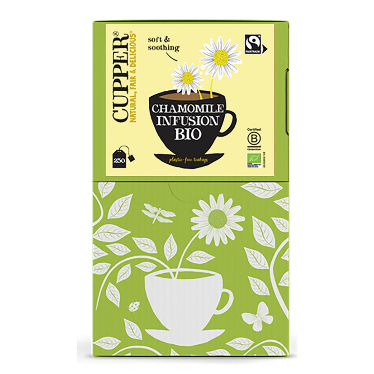 Infuso di camomilla biologico Cupper 250 bustine