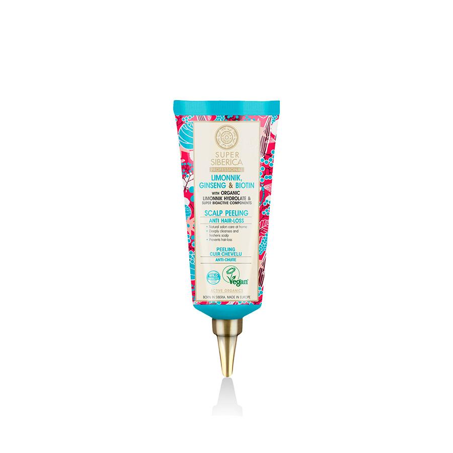 Esfoliante per tutti i tipi di capelli con schizandra, ginseng e biotina Natura Siberica 100 ml