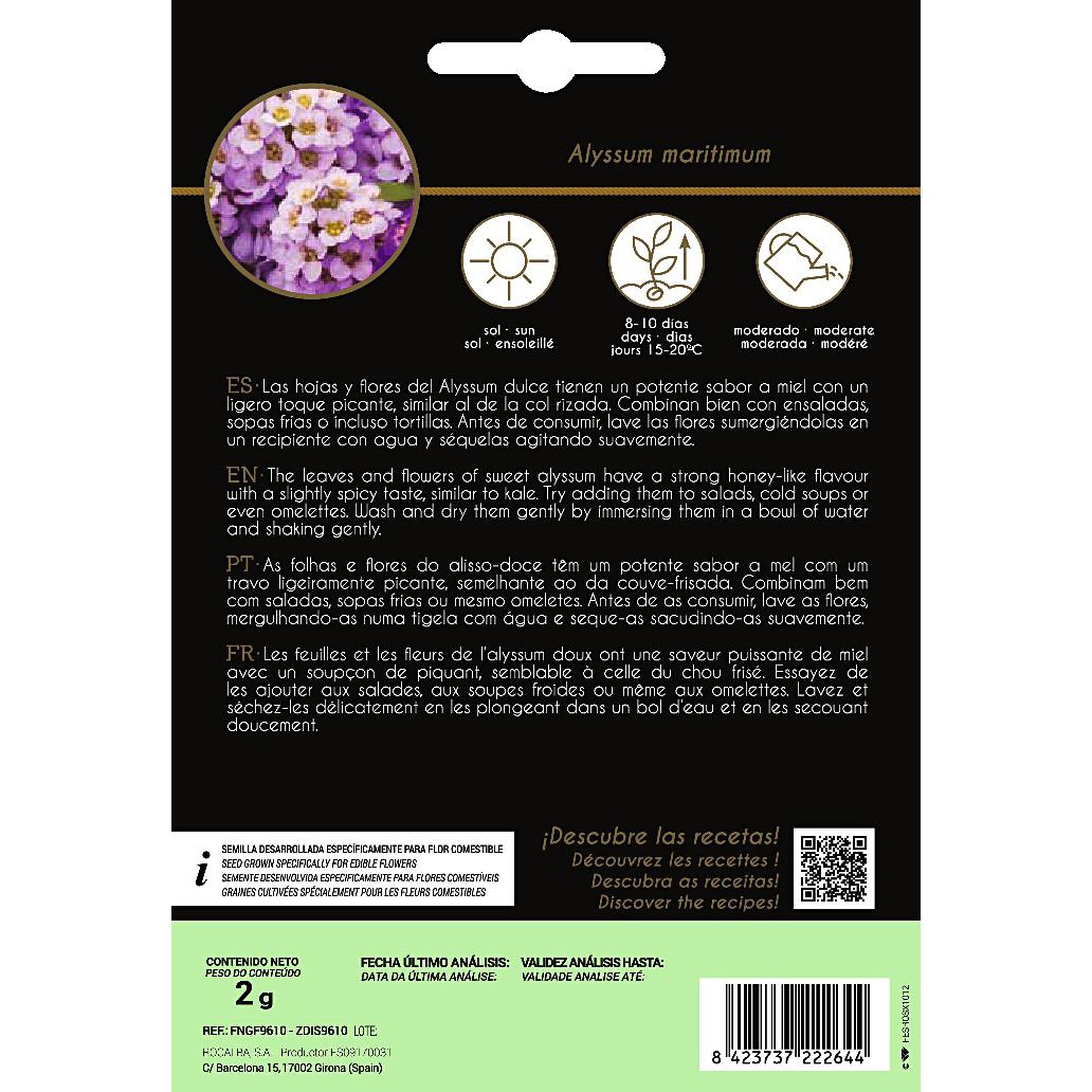 Essbare Blumensamen von Aliso Rocalba