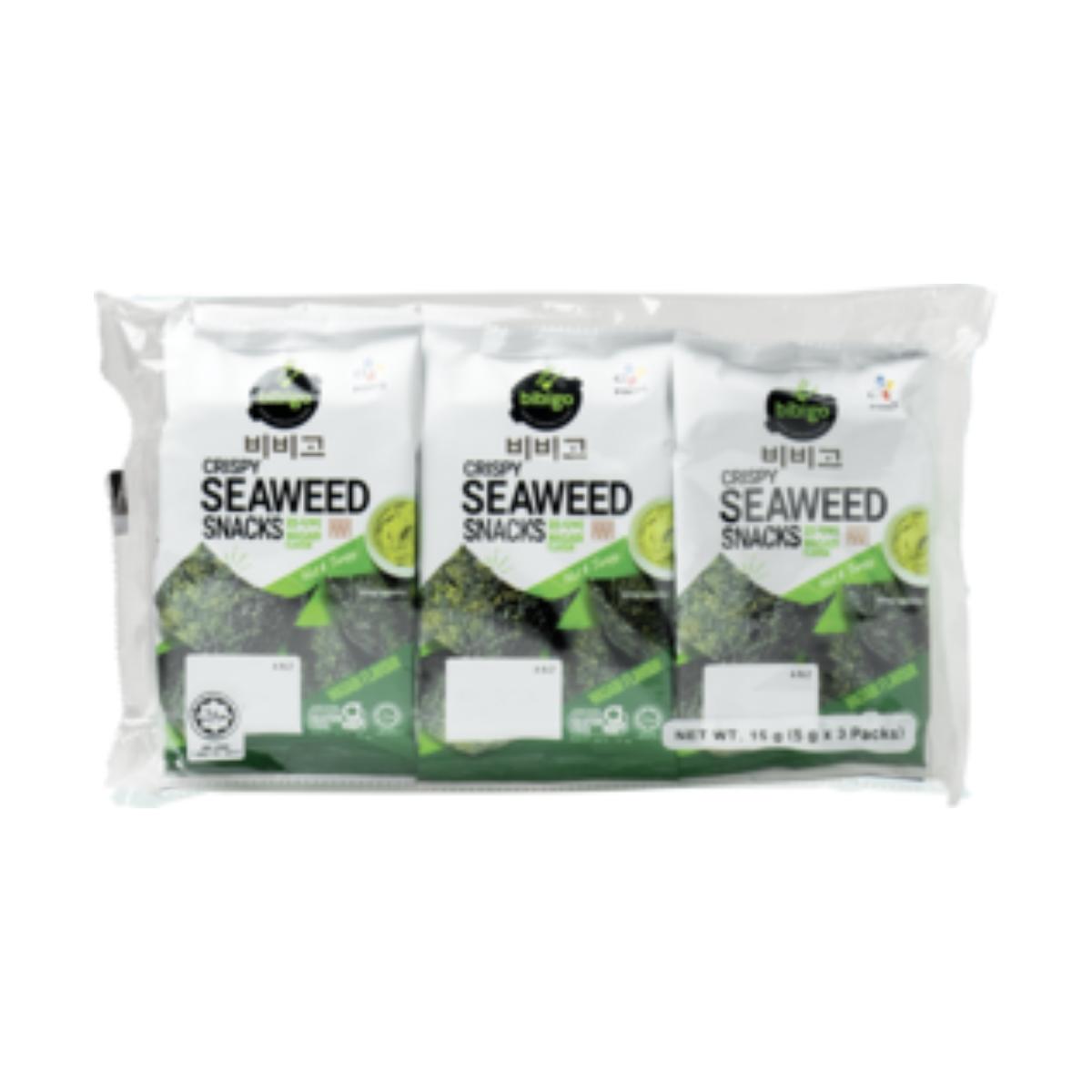 Bibigo Algues croustillantes au wasabi 15 g