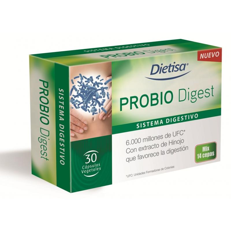 Probio Digest probiotique Dietisa, 30 gélules végétales