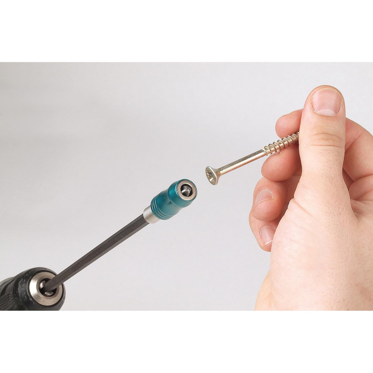 1 magnetische bithouder met ringmagneet Wolfcraft 300 mm