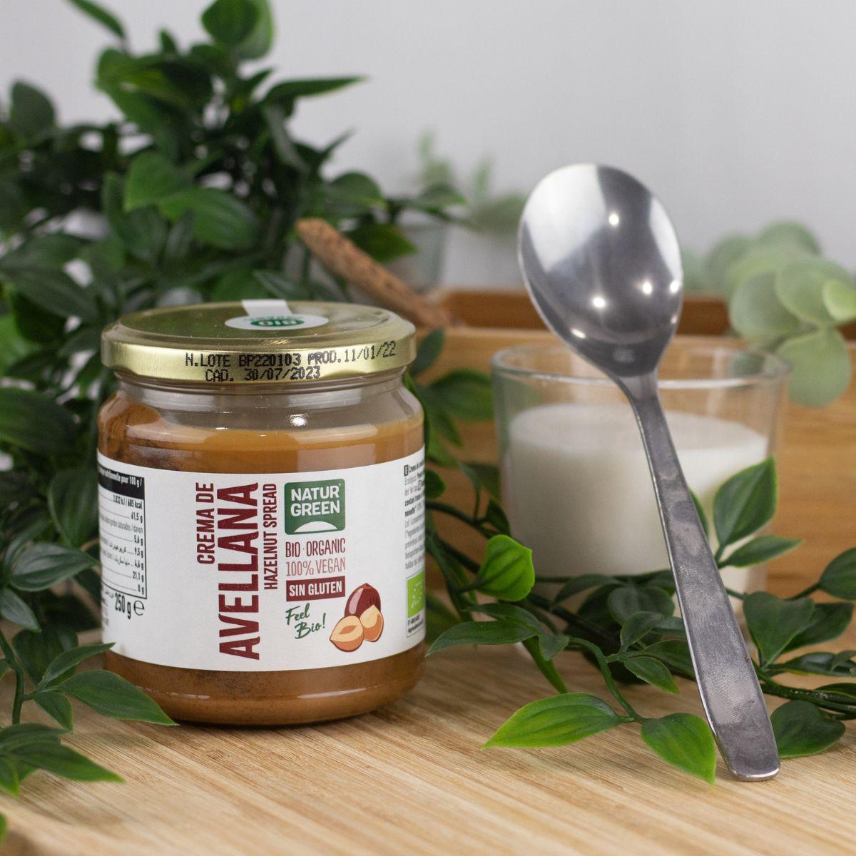 Crème de noisettes bio NaturGreen 100 % 250 g