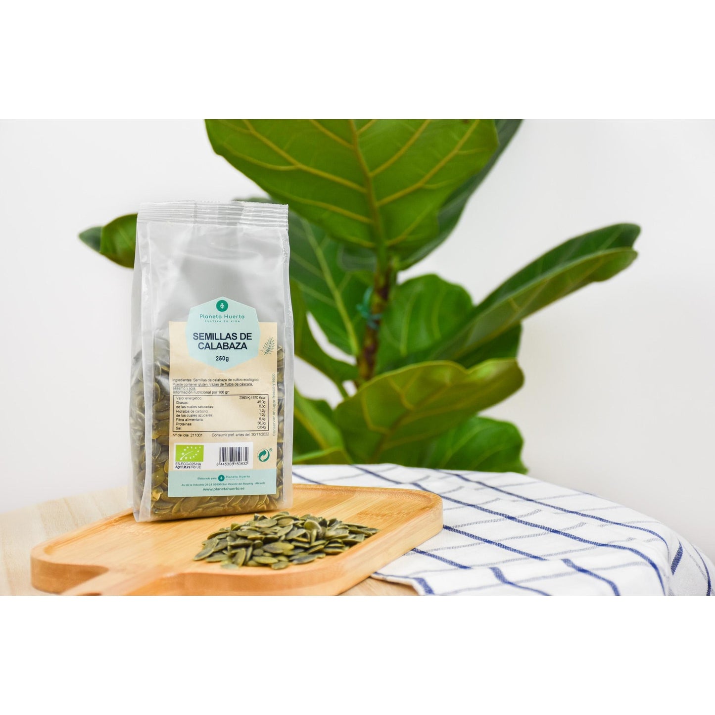 ECO Graines de citrouille Planeta Huerto 250 g