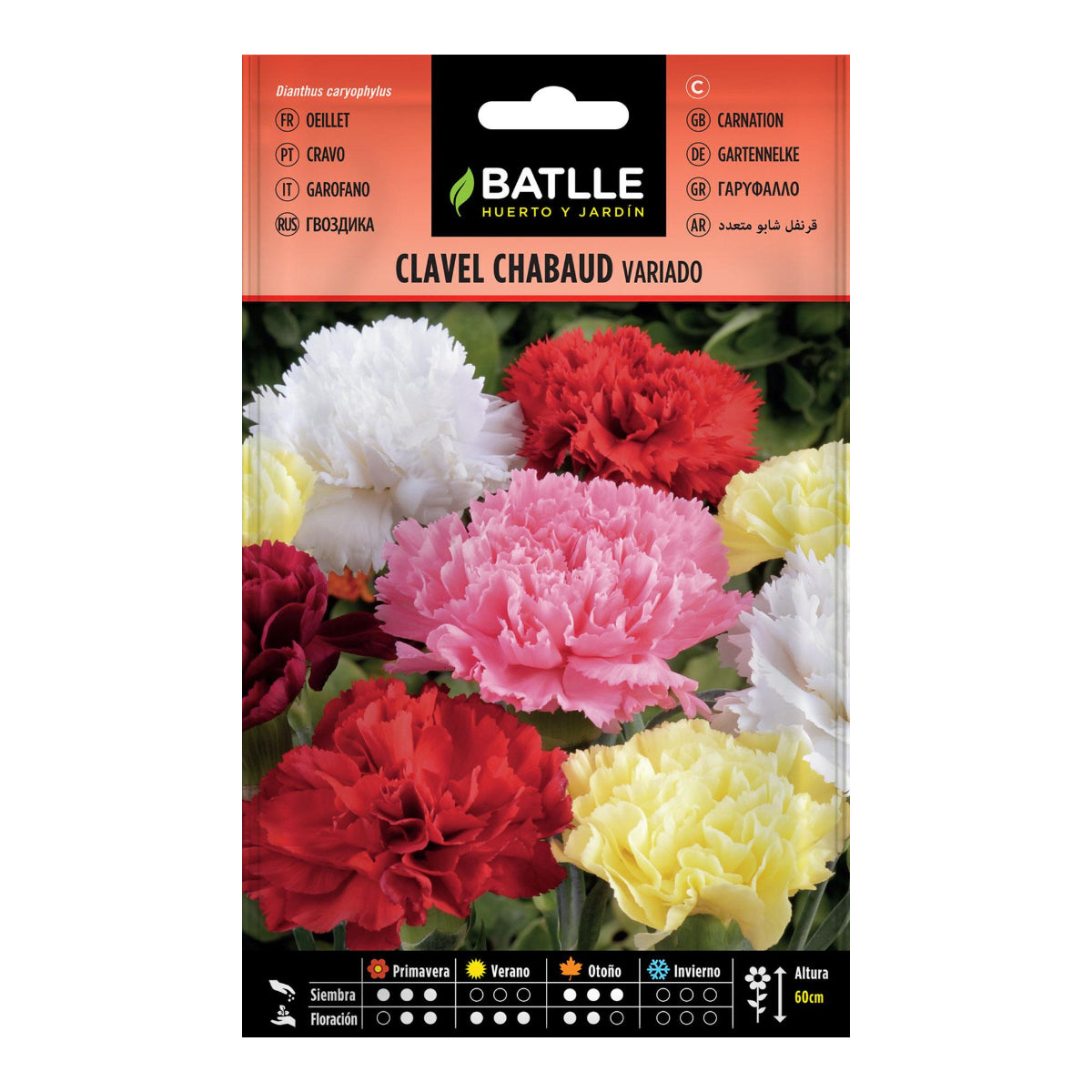 Graines de œillets doubles variés Batlle