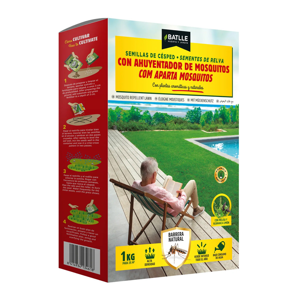 Graines de gazon anti-moustiques Batlle 1 kg