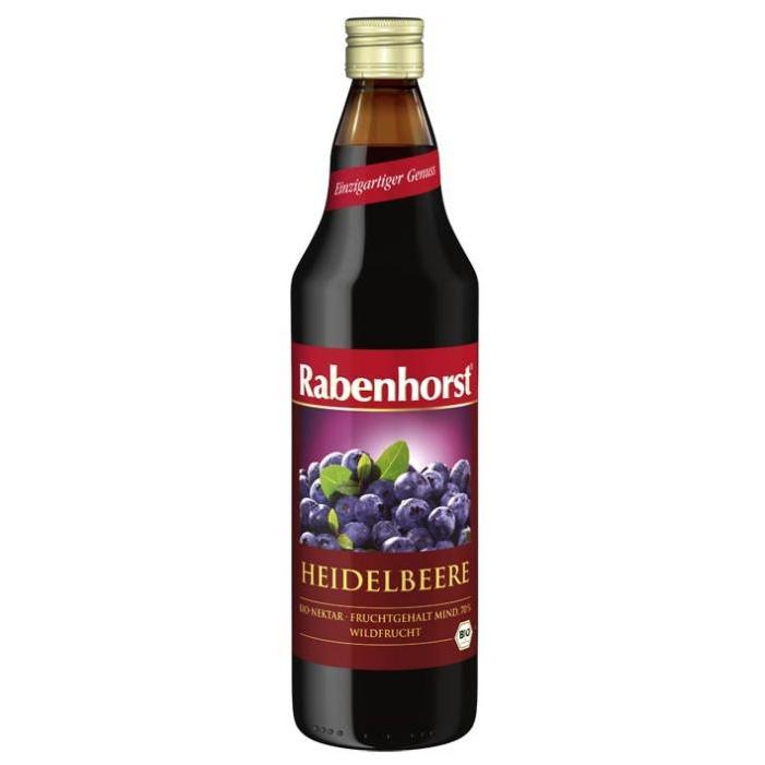 Biologisch bosbessensap Rabenhorst, 330 ml