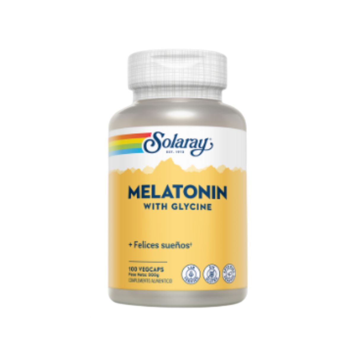 Melatonin + Glycine Solaray 100 Caps