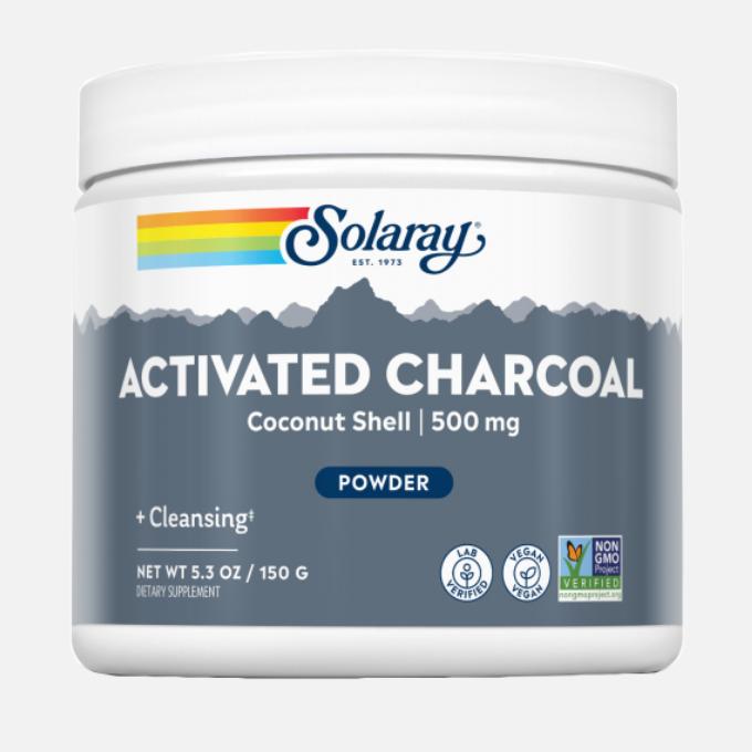 Solaray activated coconut charcoal, 75 g