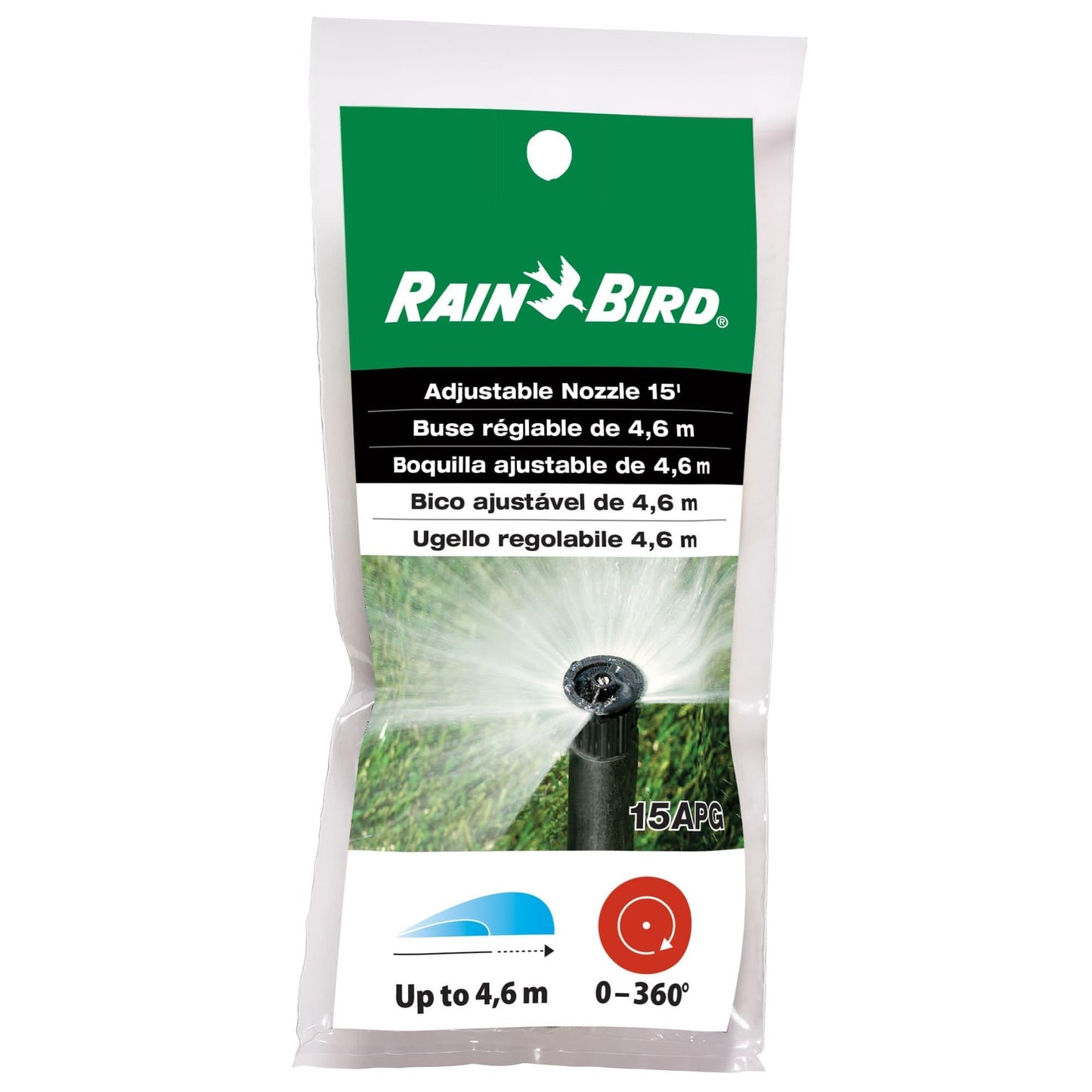 Buse réglable de 0 à 360° Rainbird 15VAN