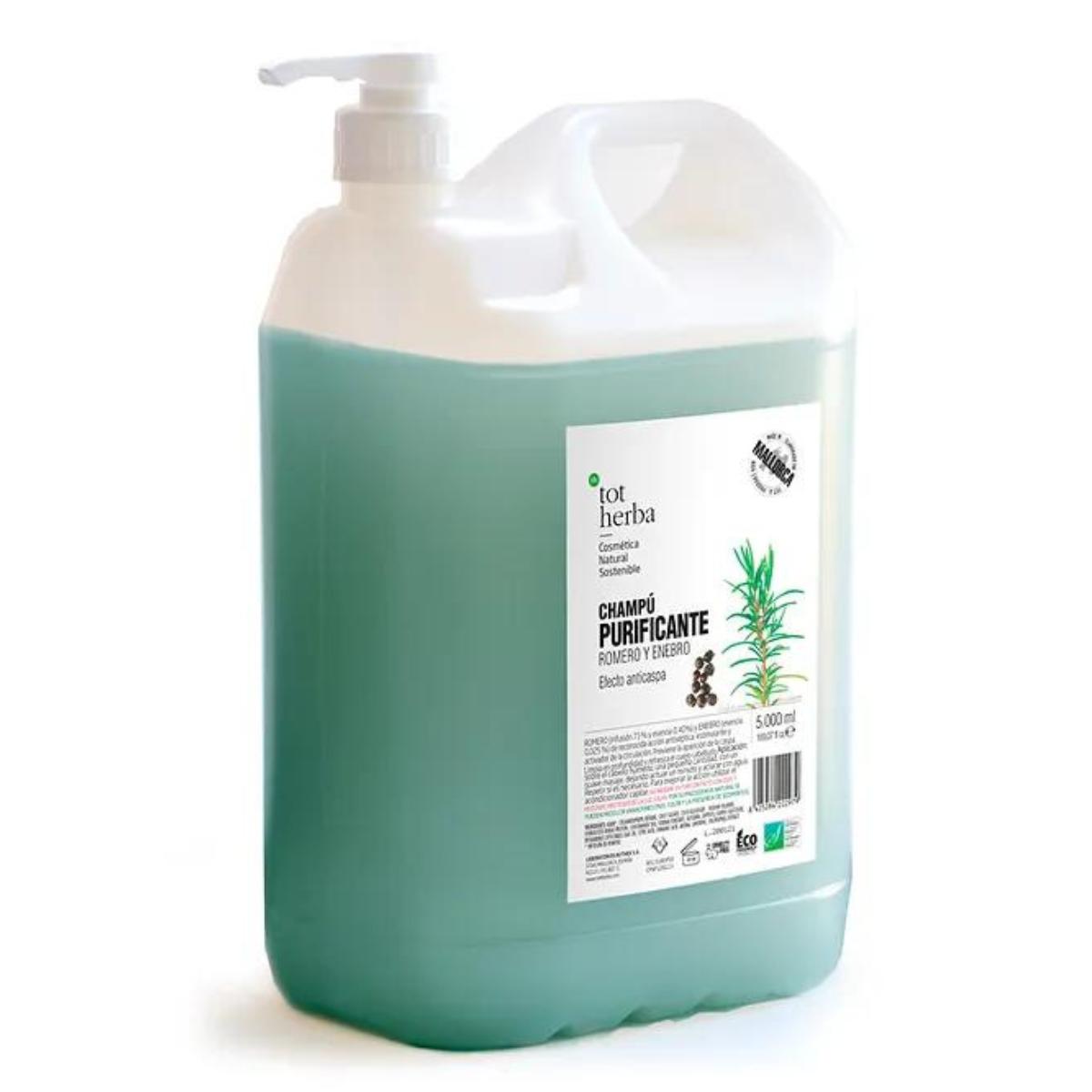 Shampooing au romarin et au genévrier 5 litres Tot Herba