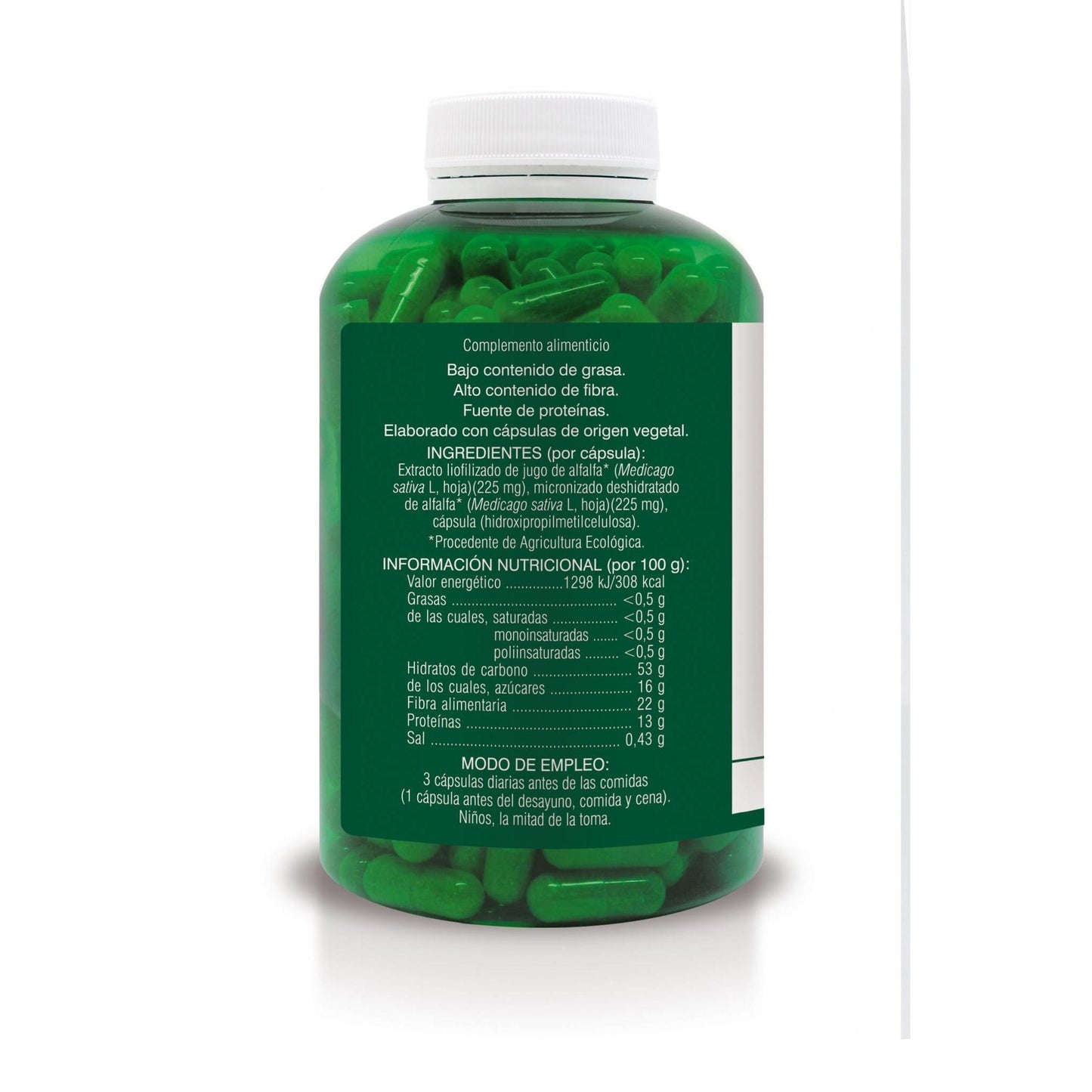 Zielona lucerna Soria Natural, 240 kapsułek