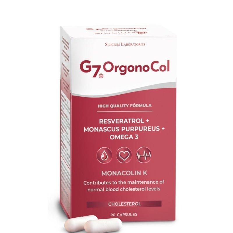 G7 OrgonoCol Resveratrol en rode rijstgist, 2,95 mg monacoline 135 capsules