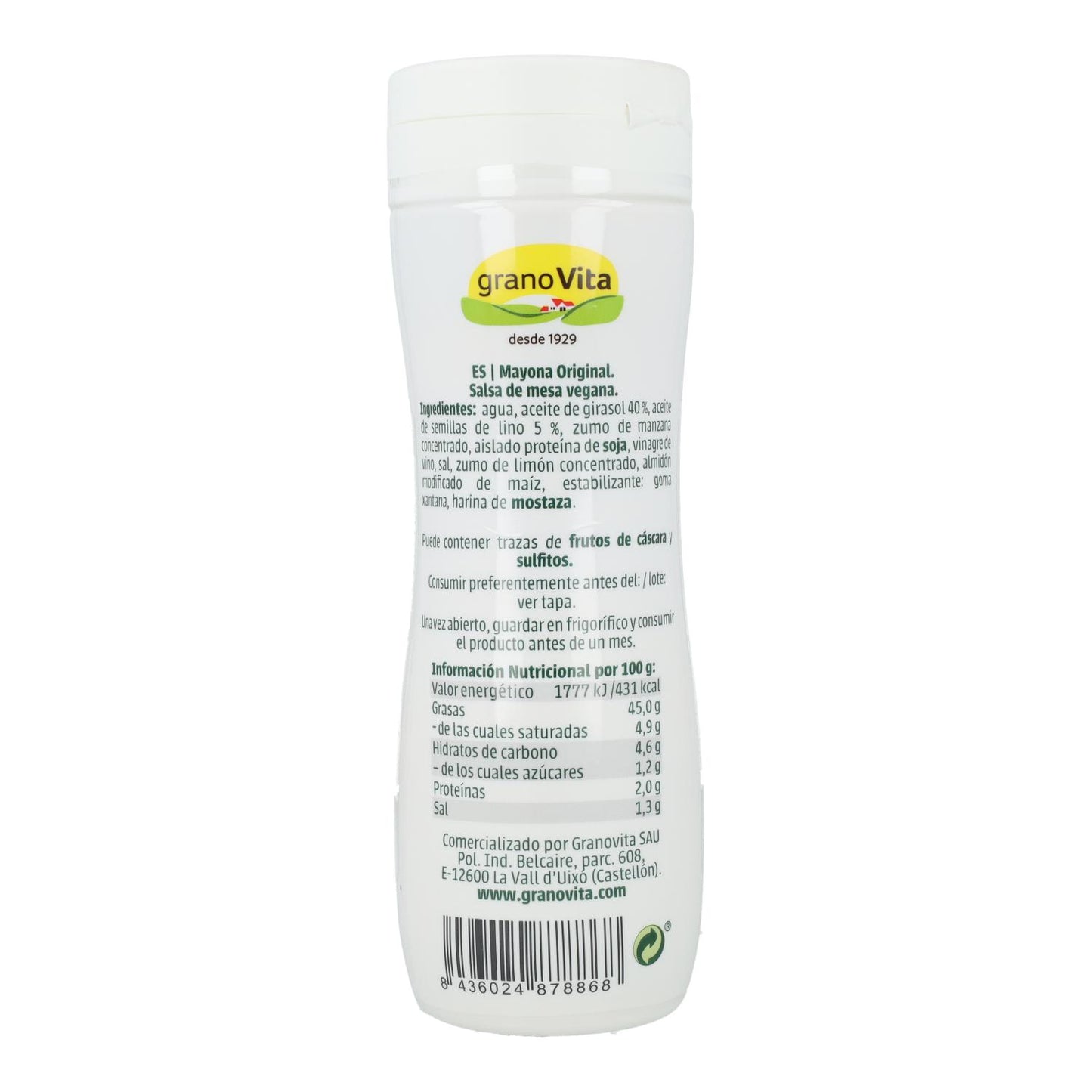 Mayonnaise sans œufs Mayola Granovita 300 g