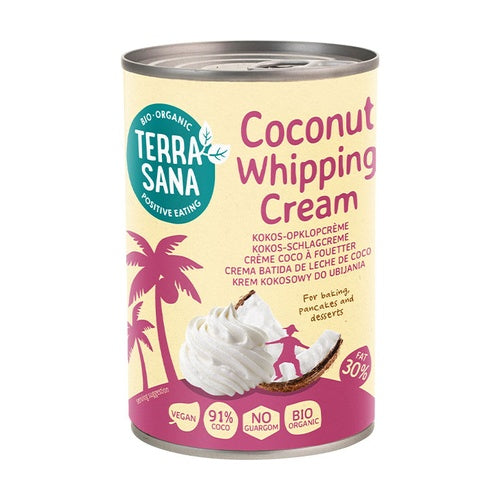 Whipped coconut milk cream 400 g Terrasana