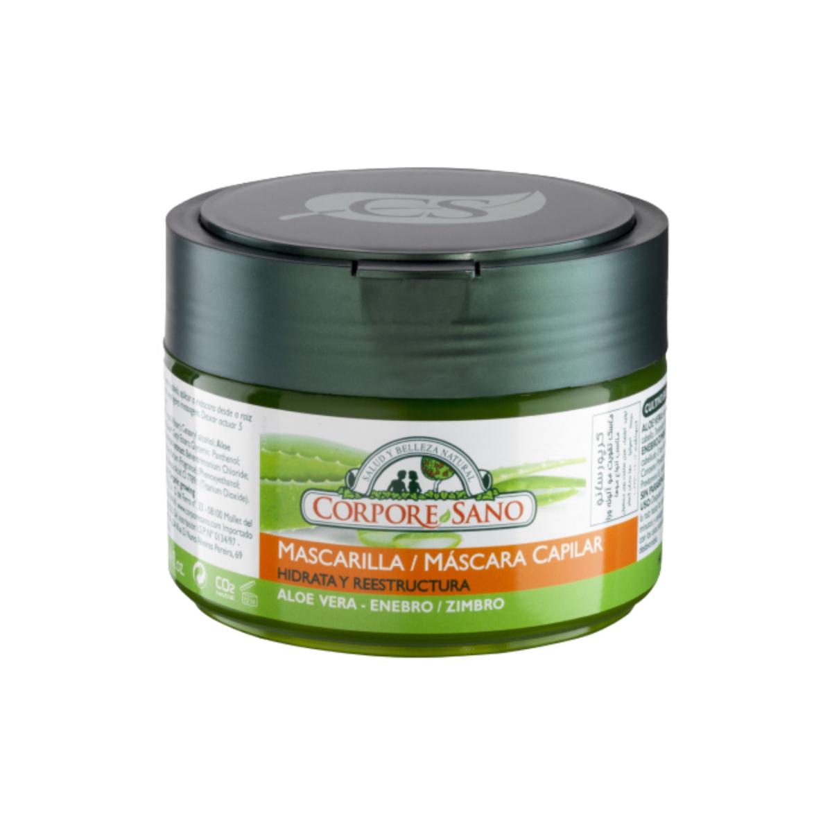 Repairing Hair Mask with Aloe Vera and Juniper Extract, Corpore Sano 250 ml