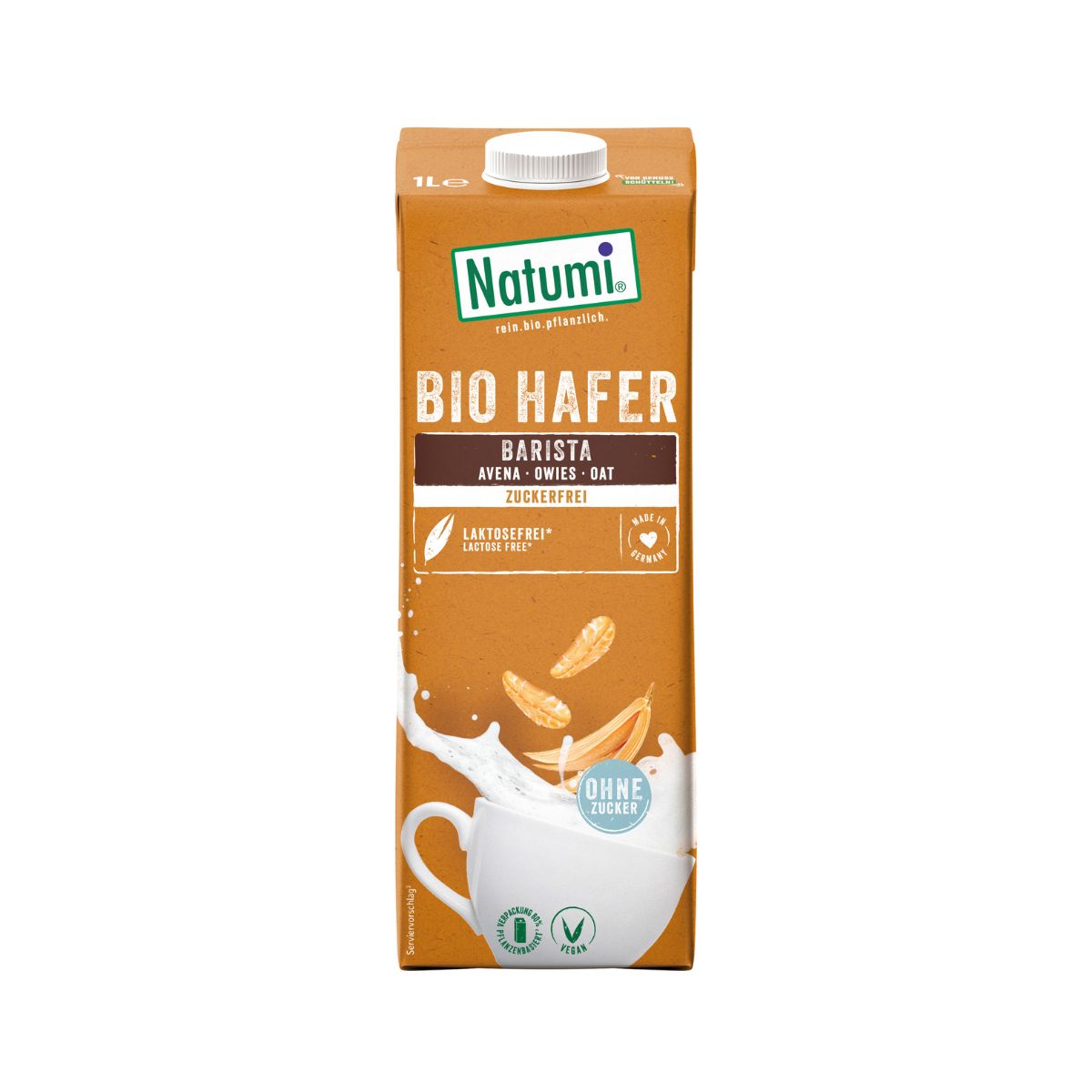 Boisson à l'avoine Barista sans sucre BIO Natumi 1 L