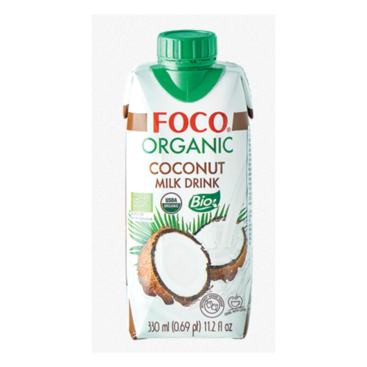 Boisson au lait de coco bio Foco 330 ml.