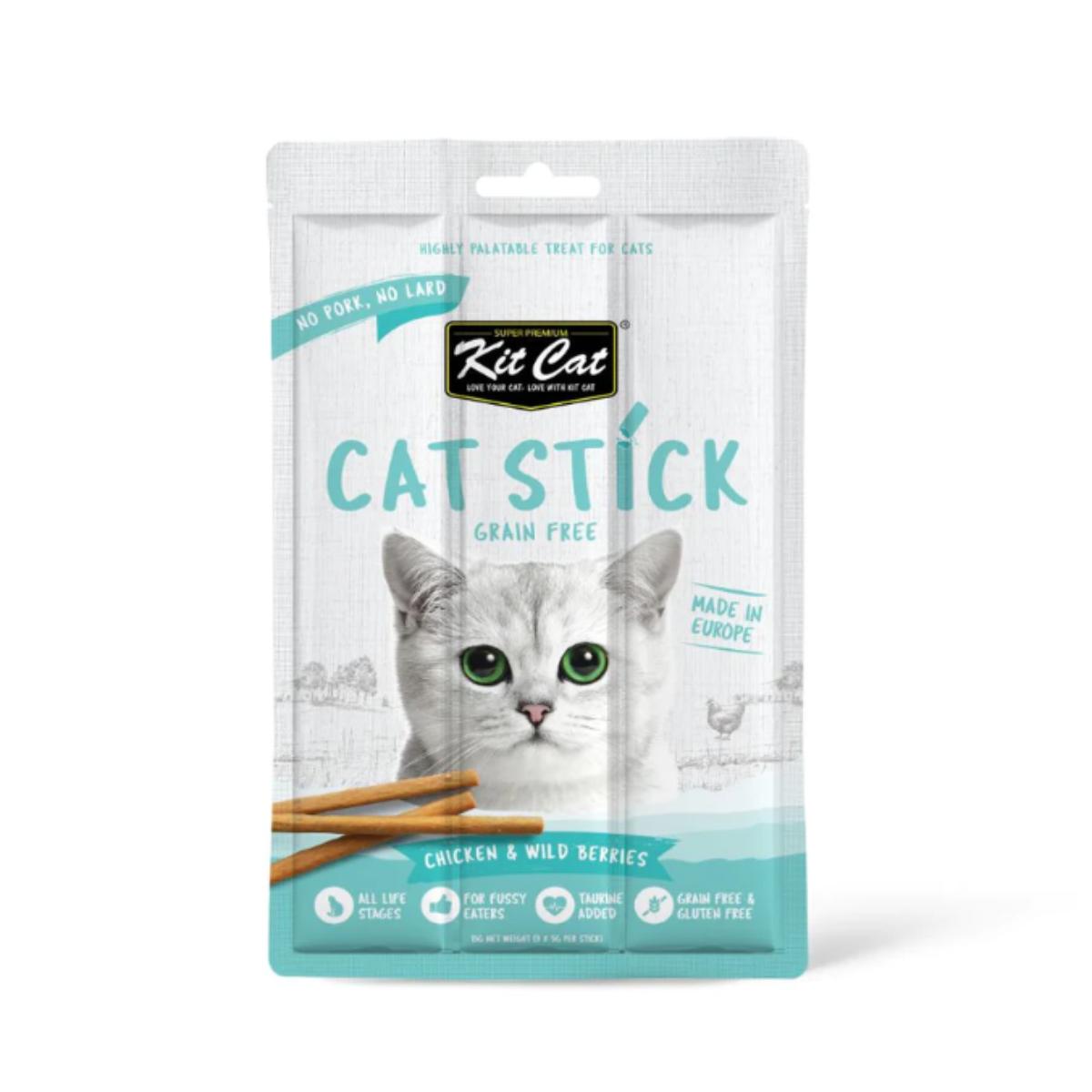 Cat Stick Kit - Chicken & Wild Berries 15 g Semi-moist snack for cats