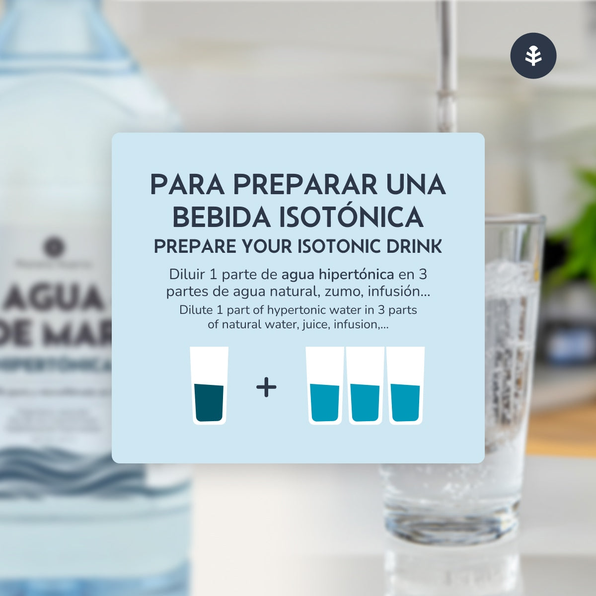 Hypertonisch zeewater Planeta Huerto 2 L