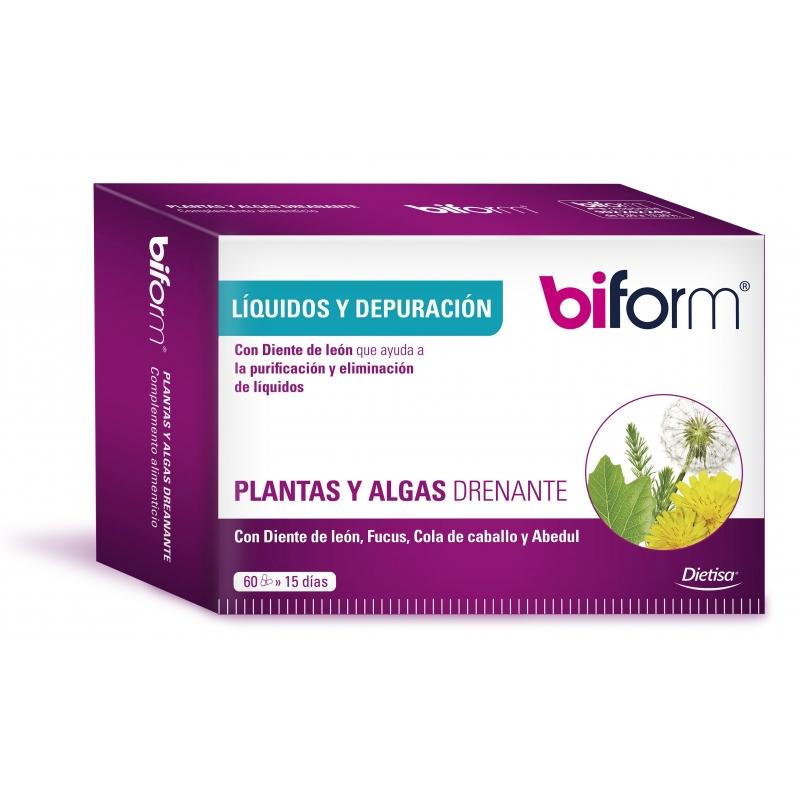 Biform Draining Plants and Algae, 60 capsules